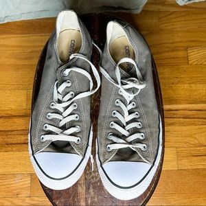 Gray Converse Low-tops Size 45 (Mens 11, Womens 13) unisex
